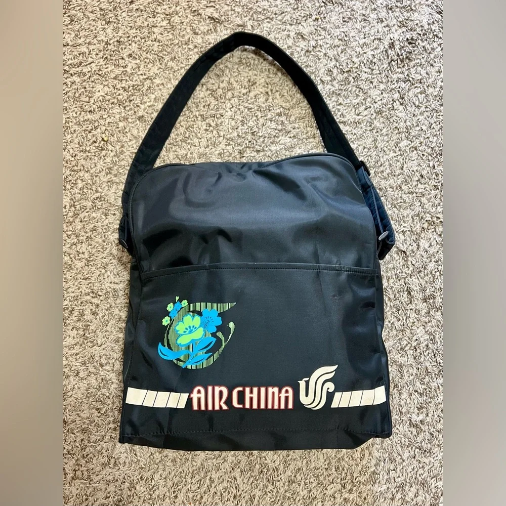 NEW Air China Messenger Bag with Adjustable Strap